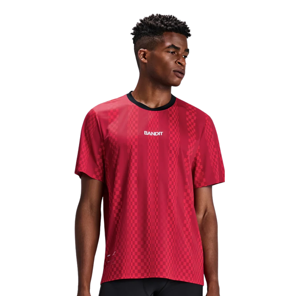 Bandit Running Specter™ Performance Run Tee with Flopack™ - Oxide Red