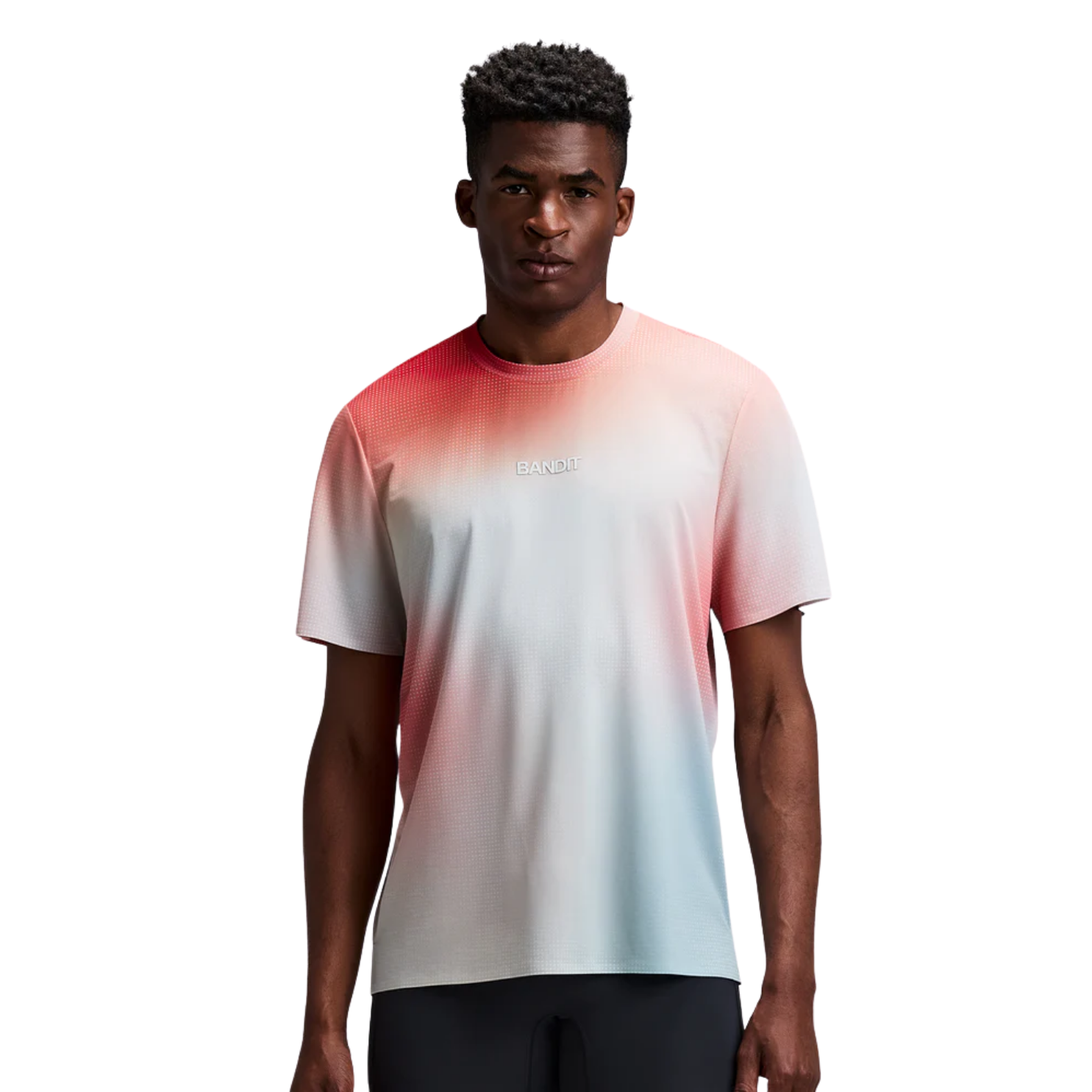 Bandit Running Specter™ Performance Tee with Flopack™ - Poppy Multi