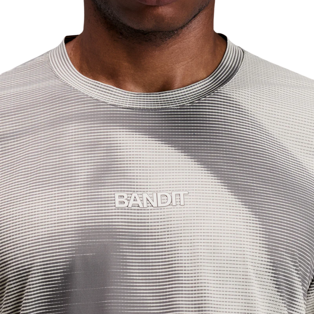 Bandit Running Specter™ Performance Tee with Flopack™ - Slate/Plaster