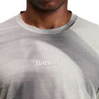 Bandit Running Specter™ Performance Tee with Flopack™ - Slate/Plaster