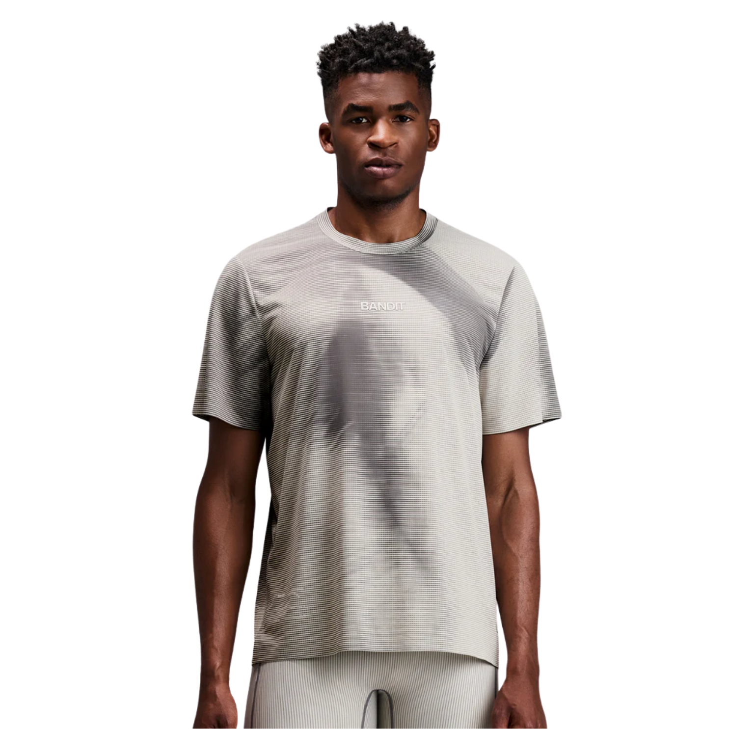 Bandit Running Specter™ Performance Tee with Flopack™ - Slate/Plaster