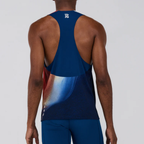 Bandit Running Specter™ Race Singlet - Thermal Field/Rusted Apricot