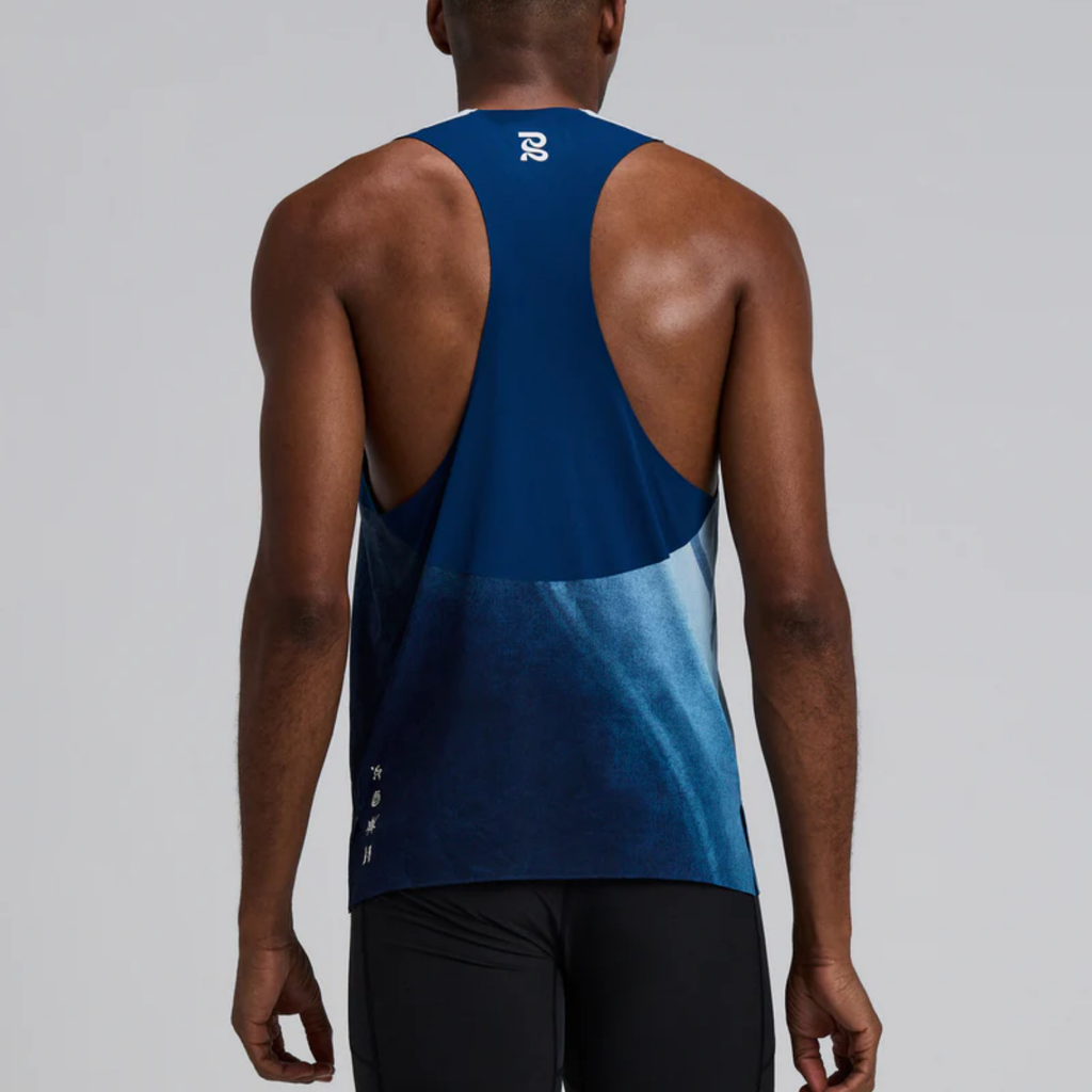 Bandit Running Specter™ Race Singlet - Undertow Ink/Blue Multi
