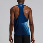 Bandit Running Specter™ Race Singlet - Undertow Ink/Blue Multi