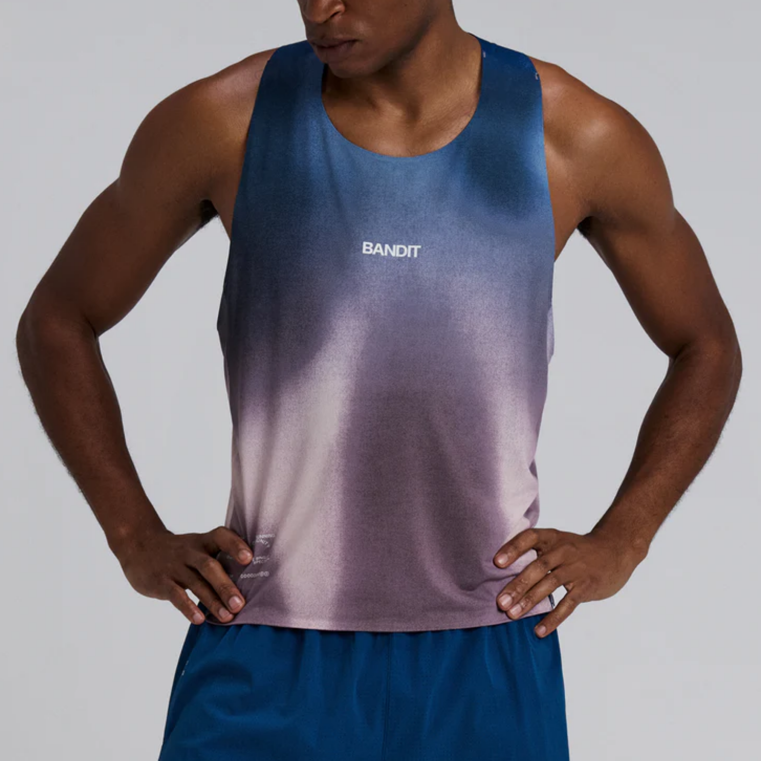 Bandit Running Specter™ Shorty Race Singlet - Flow State/Aegean Multi ...