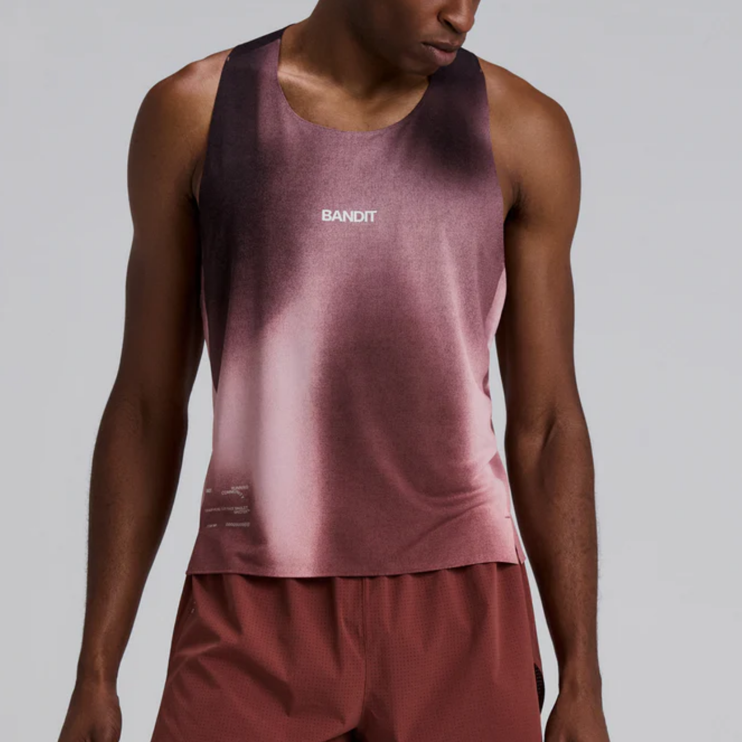 Bandit Running Specter™ Shorty Race Singlet - Flow State/Mahogany Multi