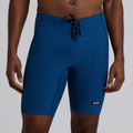 Bandit Running Striped Cadence™ 7 Pocket Lined Half Tights - Ink Blue/Aegean