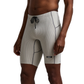 Bandit Running Striped Cadence™ Half Tights - Plaster/Slate