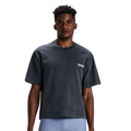 Bandit Running Unisex Heavyweight Cotton Box Tee - Black Chroma Wash