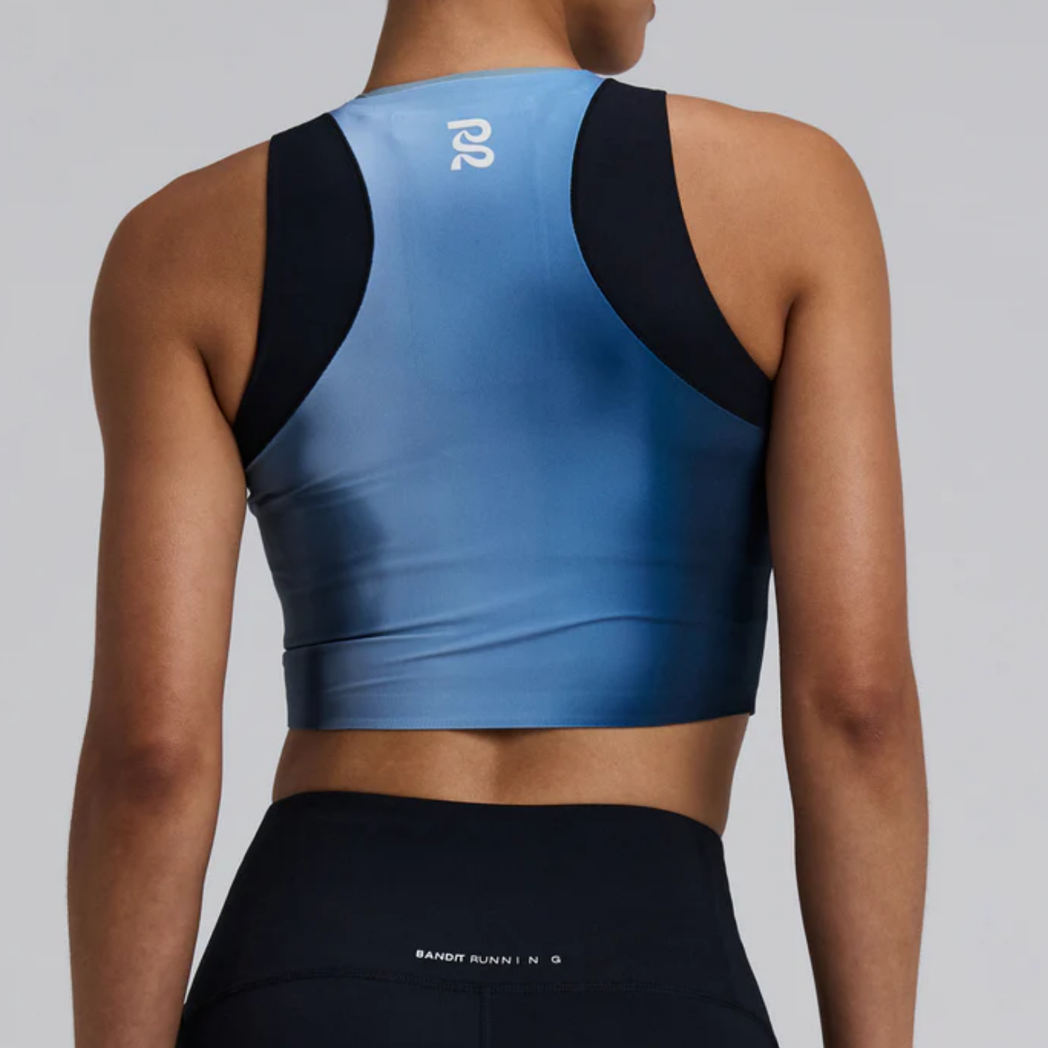 Bandit Running Women's Adapto™ Distance Race Top - Salt Stain/Ink Blue