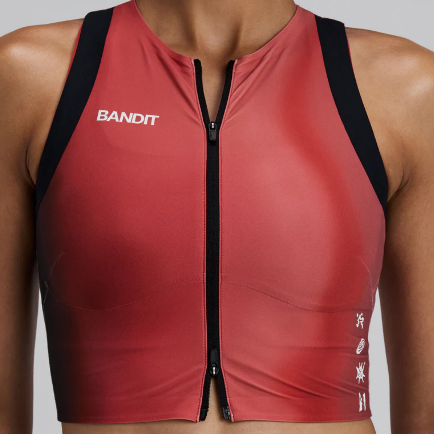 Bandit Running Women's Adapto™ Distance Race Top - Salt Stain/Rusted Apricot