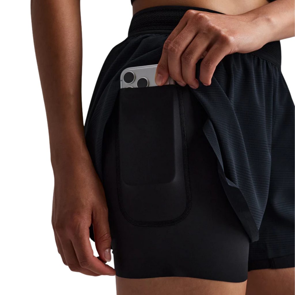 Bandit Running Women's CoolGrid™ 2-in-1 Run Shorts - Black