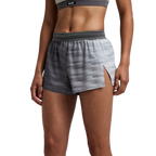 Bandit Running Women's CoolGrid™ 3" Split Shorts - Uneven Gradient - Plaster/Slate