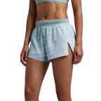 Bandit Running Women's CoolGrid™ 3" Split Shorts - Uneven Gradient/Lagoon Mist