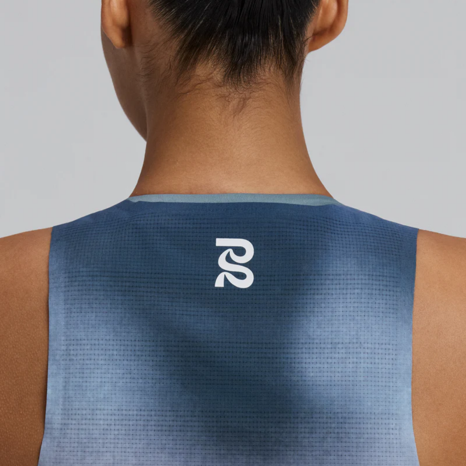 Bandit Running Women's CoolGrid™ Race Singlet - Flow State/Aegean Multi