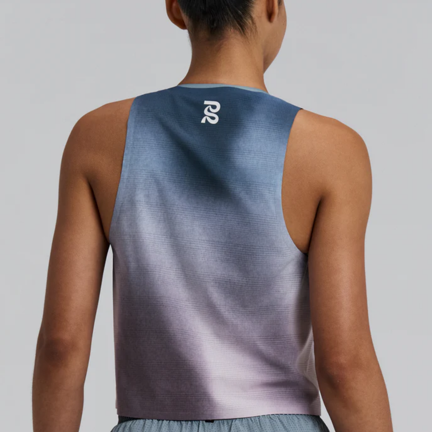 Bandit Running Women's CoolGrid™ Race Singlet - Flow State/Aegean Multi