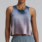 Bandit Running Women's CoolGrid™ Race Singlet - Flow State/Aegean Multi