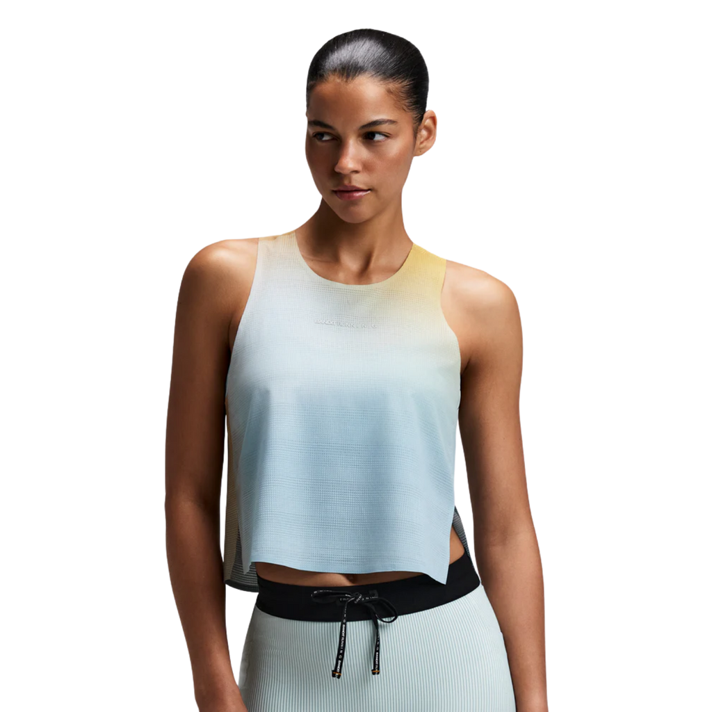 Bandit Running Women's CoolGrid™ Race Singlet - Lagoon Multi
