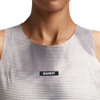 Bandit Running Women's GeoMesh™ Lightweight Race Singlet - Slate/Plaster
