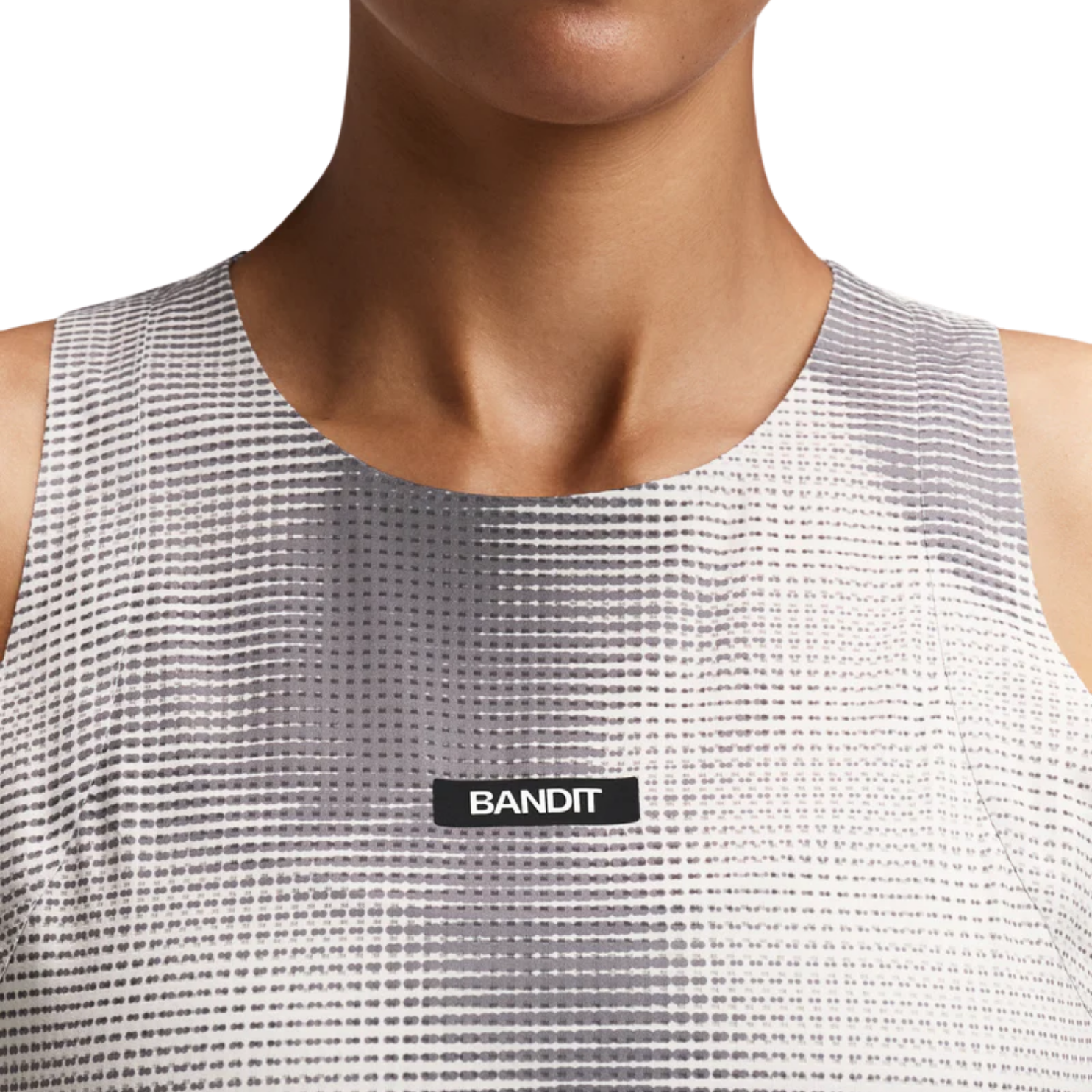 Bandit Running Women's GeoMesh™ Lightweight Race Singlet - Slate/Plaster