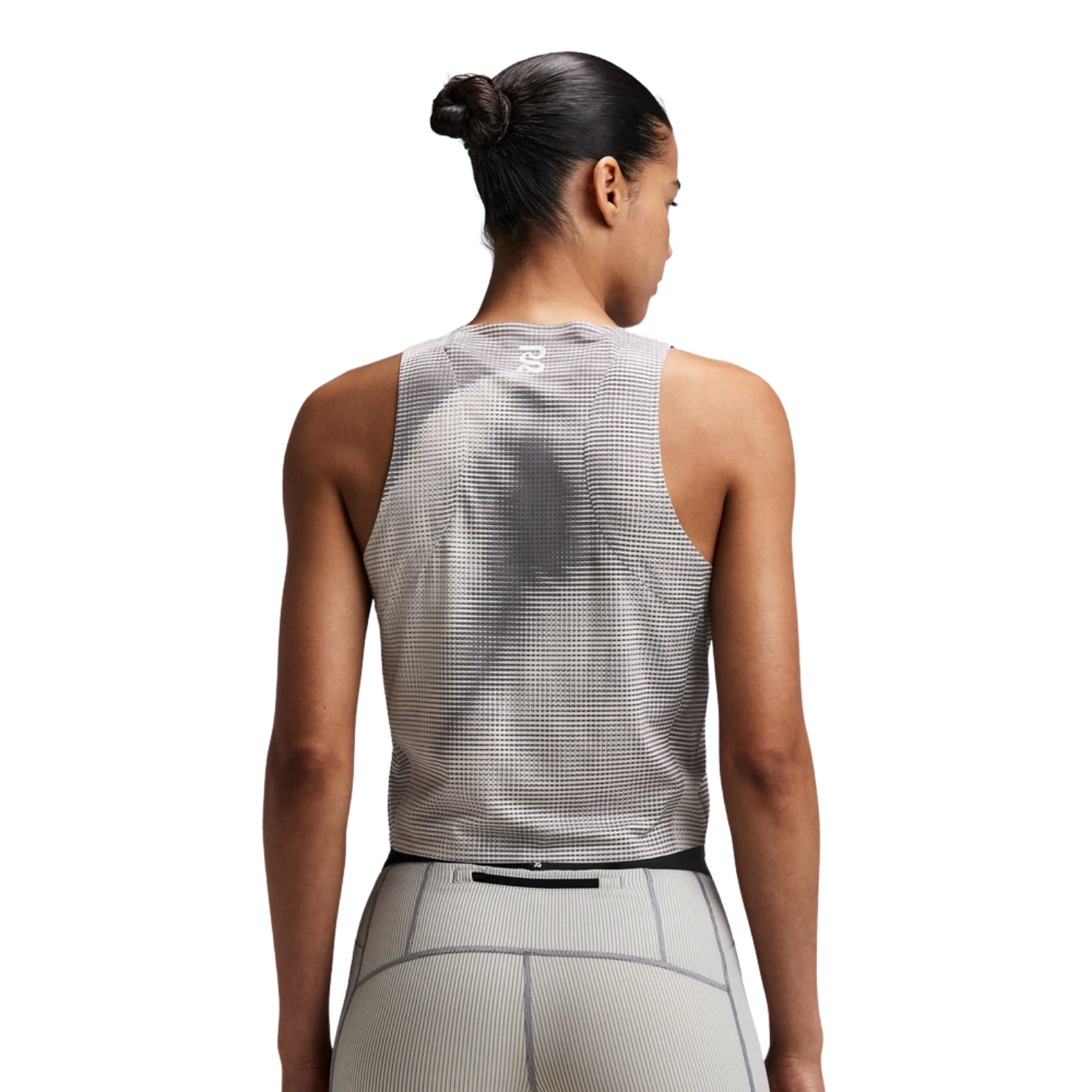 Bandit Running Women's GeoMesh™ Lightweight Race Singlet - Slate/Plaster