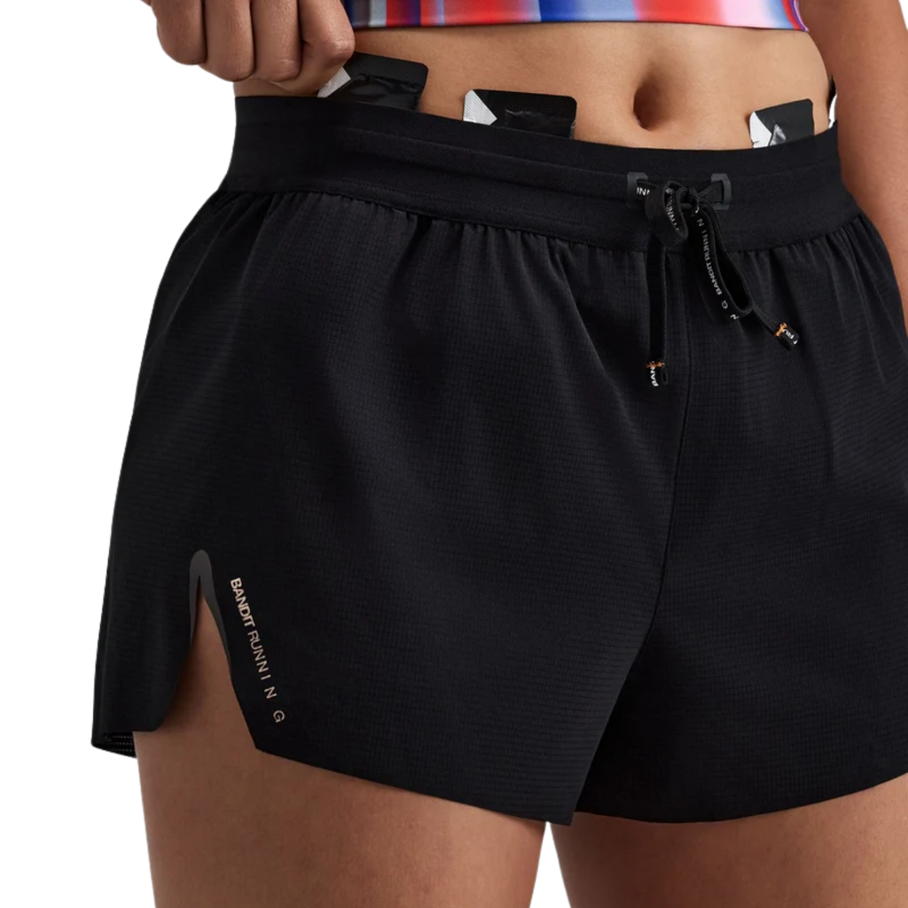Bandit Running Women's RipSpeed™ 3" Split Shorts - Black