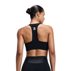 Bandit Running Women's Stamina-V™ GeoMesh™ V-Neck Run Bra - Black