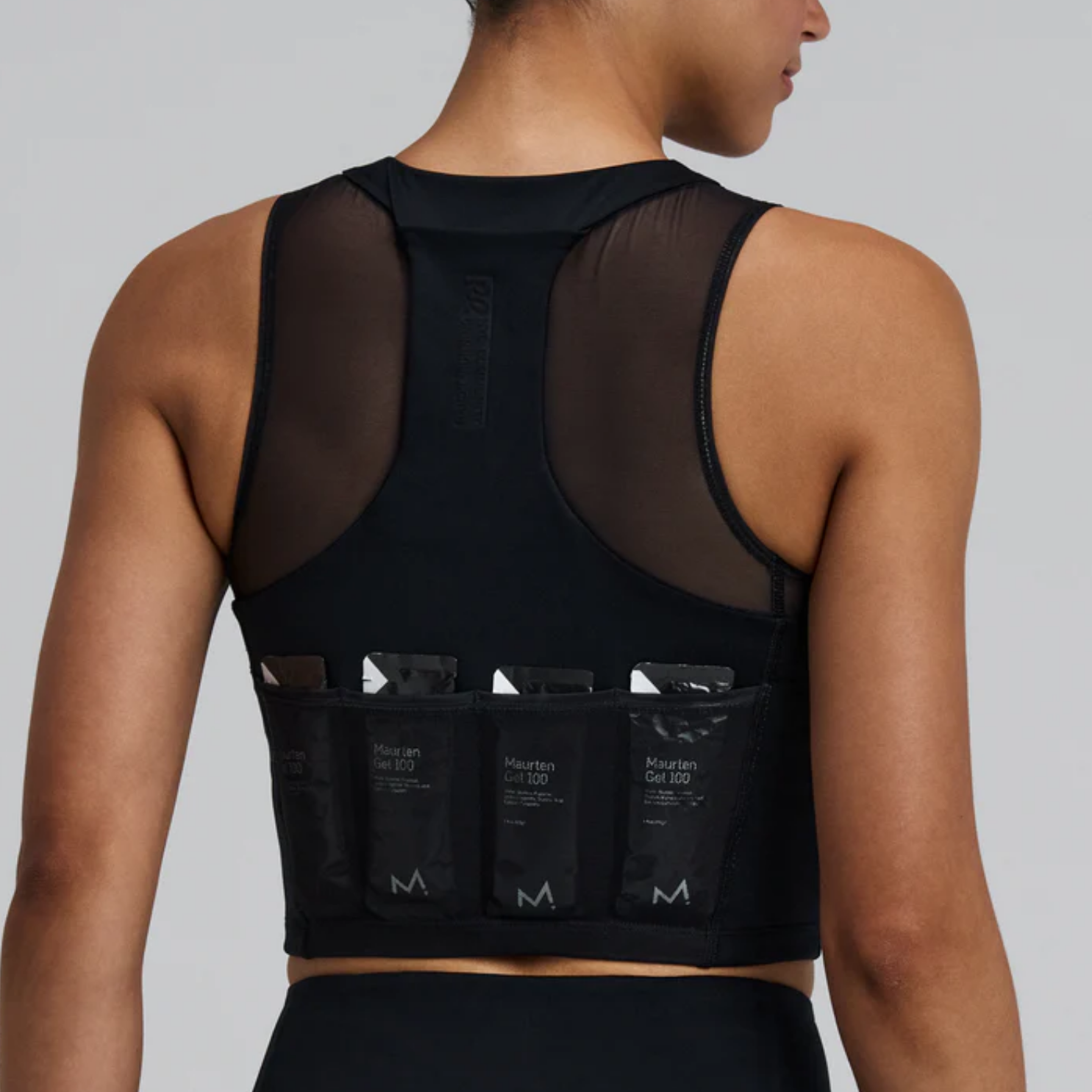 Bandit Running Women's Stamina-V™ Lyra Race Crop - Black