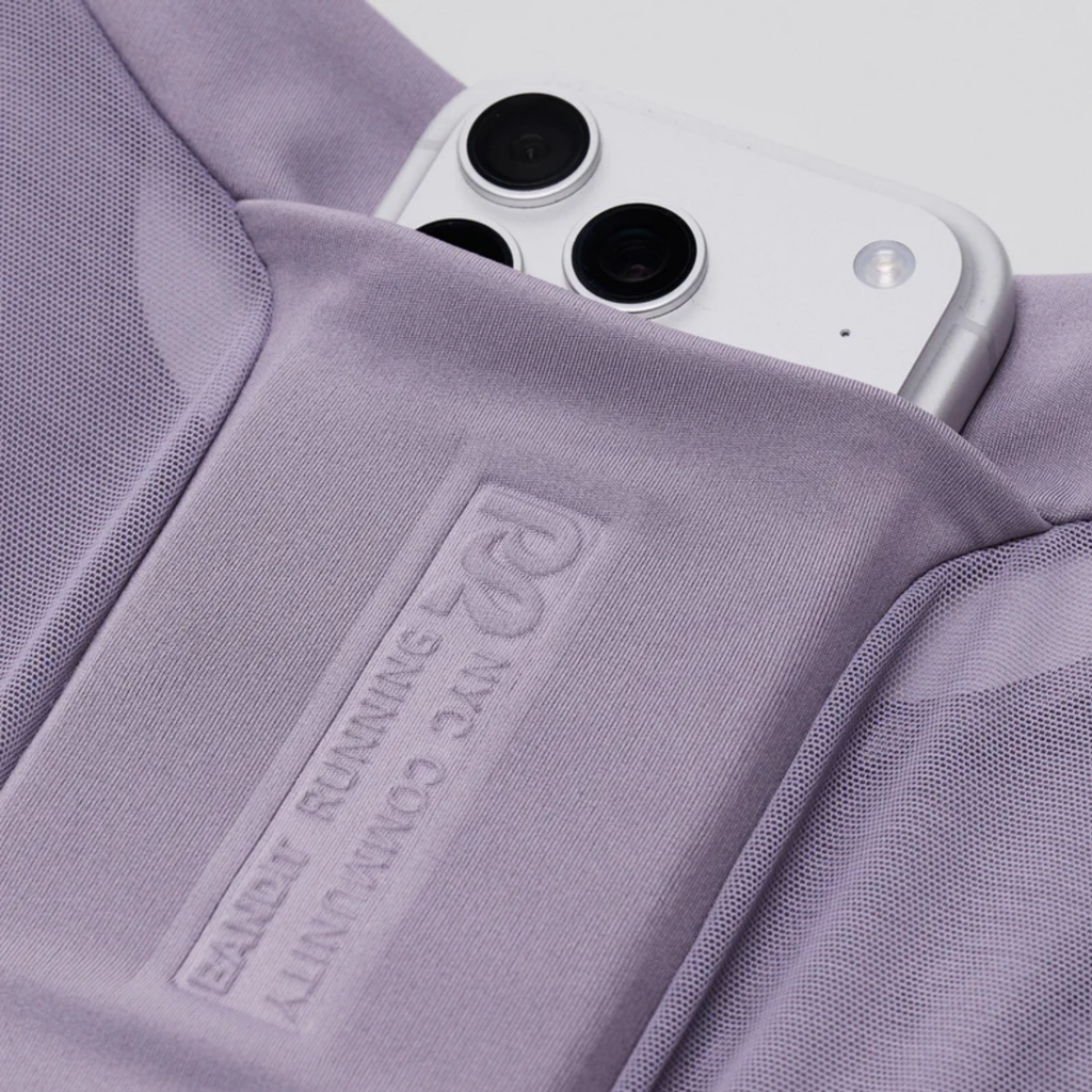 Bandit Running Women's Stamina-V™ Lyra Race Crop - Violet Fog