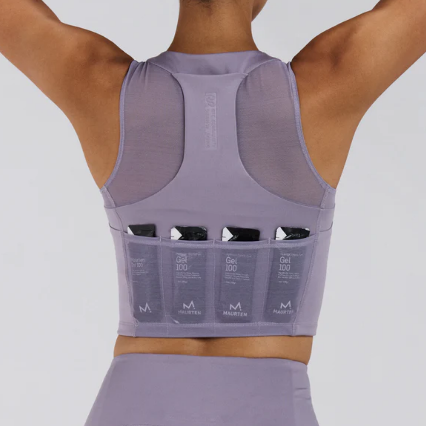 Bandit Running Women's Stamina-V™ Lyra Race Crop - Violet Fog