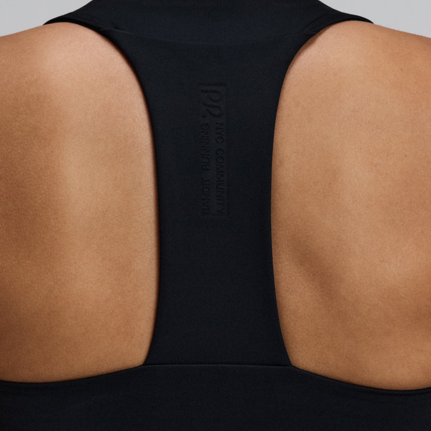 Bandit Running Women's Stamina-V™ Square Neck Run Bra - Black