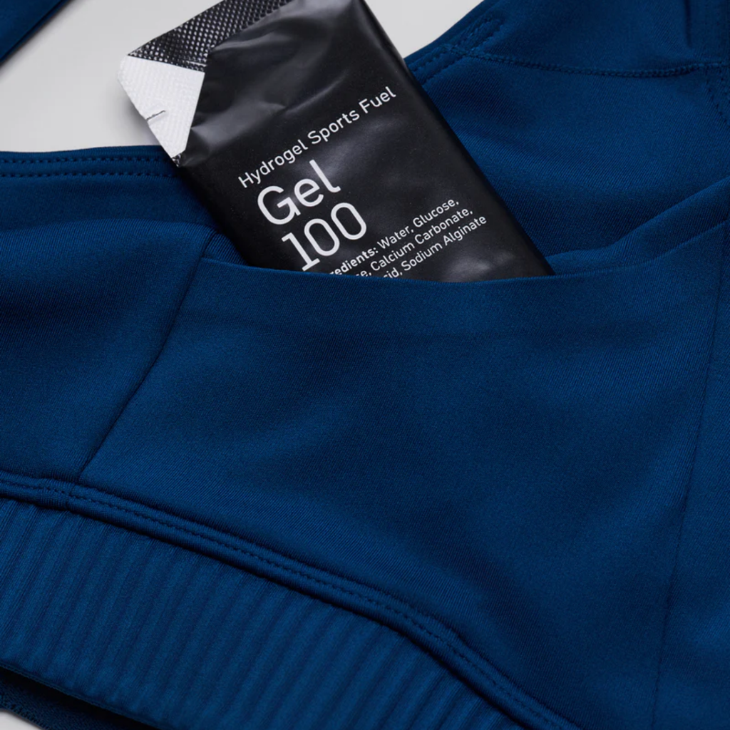 Bandit Running Women's Stamina-V™ Square Neck Run Bra - Ink Blue