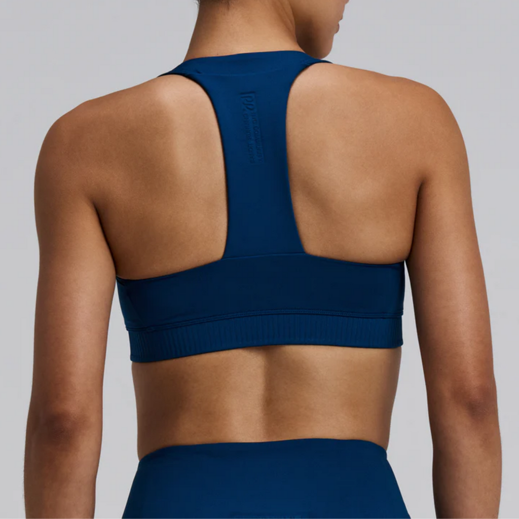 Bandit Running Women's Stamina-V™ Square Neck Run Bra - Ink Blue