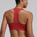Bandit Running Women's Stamina-V™ Square Neck Run Bra - Rusted Apricot