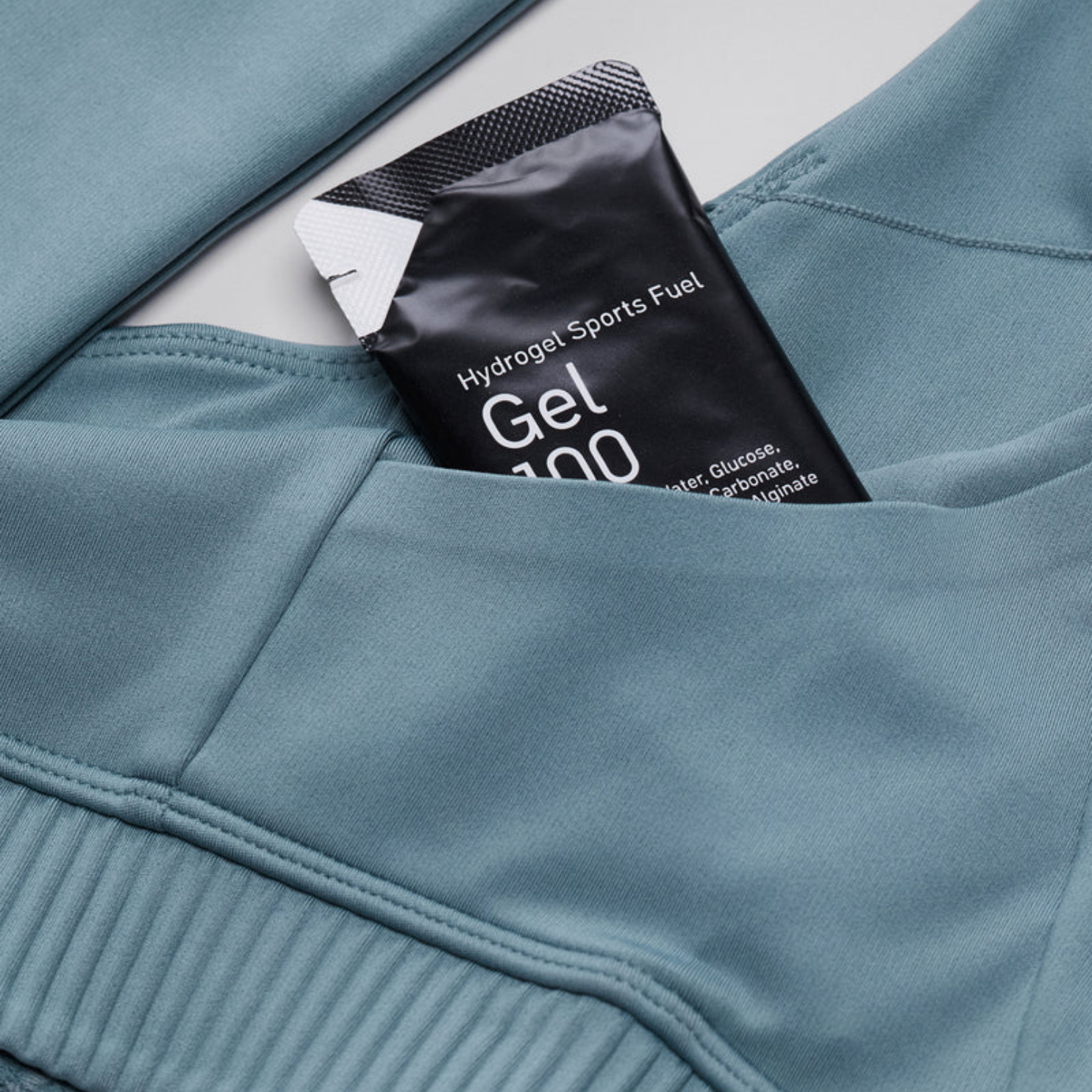 Bandit Running Women's Stamina-V™ Square Neck Run Bra - Tranquil Blue