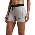 Bandit Running Women's Striped Cadence™ 5" Compression Shorts - Plaster/Slate
