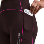 Bandit Running Women's Vanisher™ 5" Pop Stitch™ High Waist Compression Short - Espresso