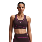 Bandit Running Women's Vanisher™ Pop Stitch™ Arco Run Bra - Espresso