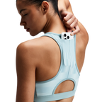 Bandit Running Women's Vanisher™ Reverso™ Scoop Neck Run Bra - Growing Grid/Lagoon Mist