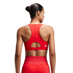 Bandit Running Women's Vanisher™ Reverso™ Scoop Neck Run Bra - Growing Grid/Poppy