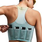 Bandit Running Women's Vanisher™ V-Neck Race Crop - Lagoon Multi