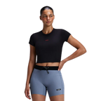 Bandit Running Women's Vituccia™ Cropped Performance Tee - Black