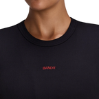 Bandit Running Women's Vituccia™ Cropped Performance Tee - Black