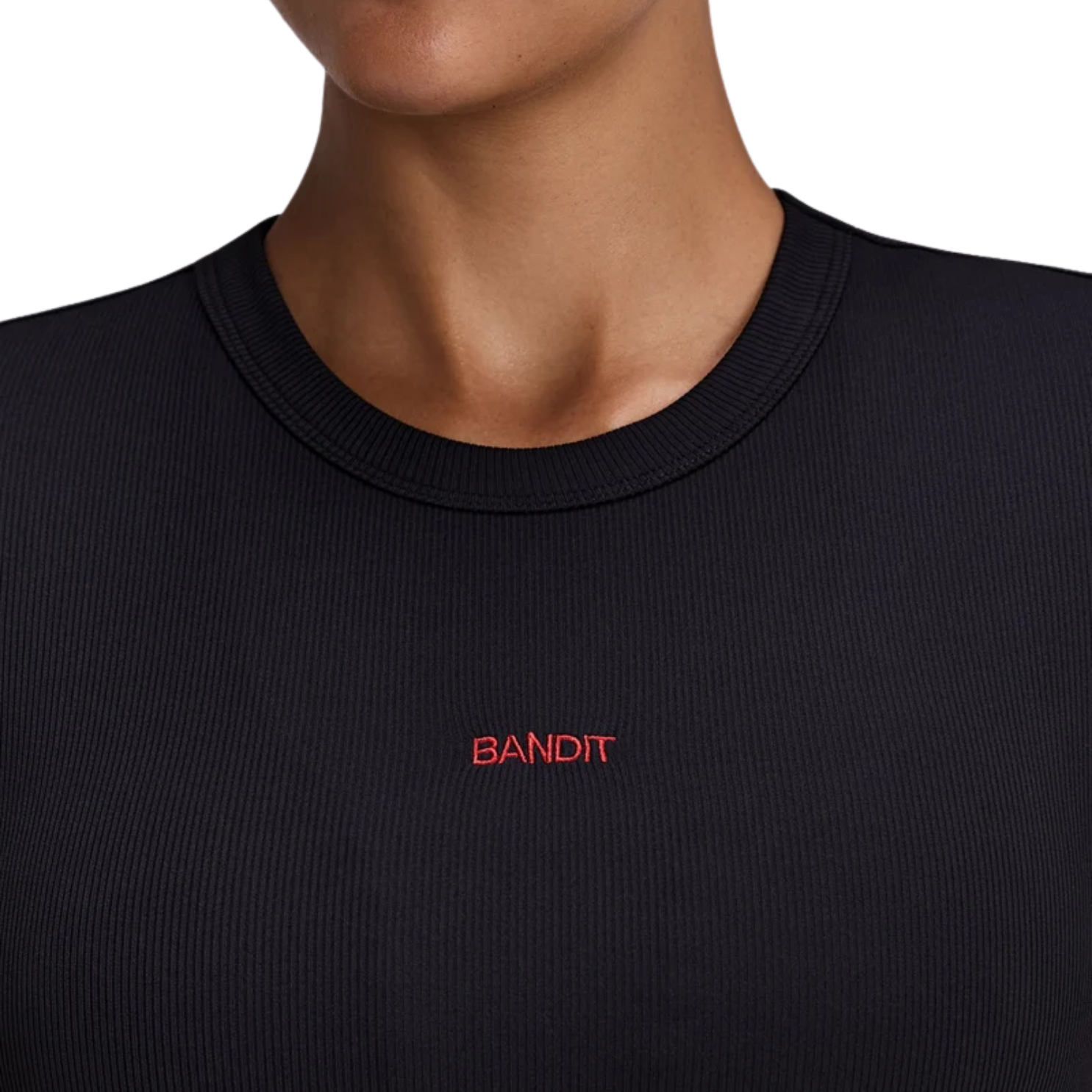 Bandit Running Women's Vituccia™ Cropped Performance Tee - Black