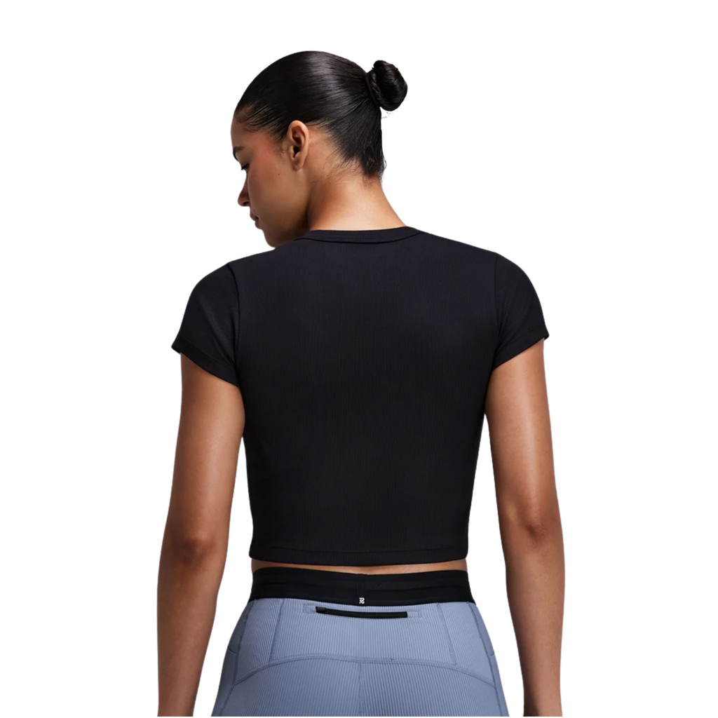 Bandit Running Women's Vituccia™ Cropped Performance Tee - Black