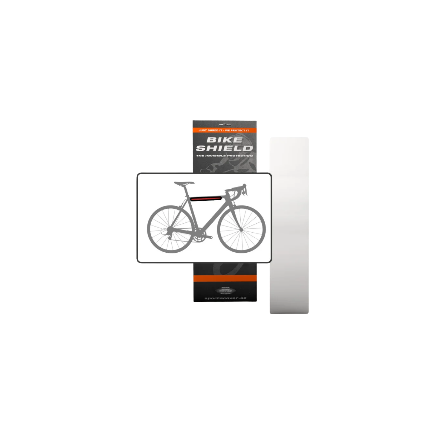 Bikeshield Frame Protection Film - Tube Shield Small