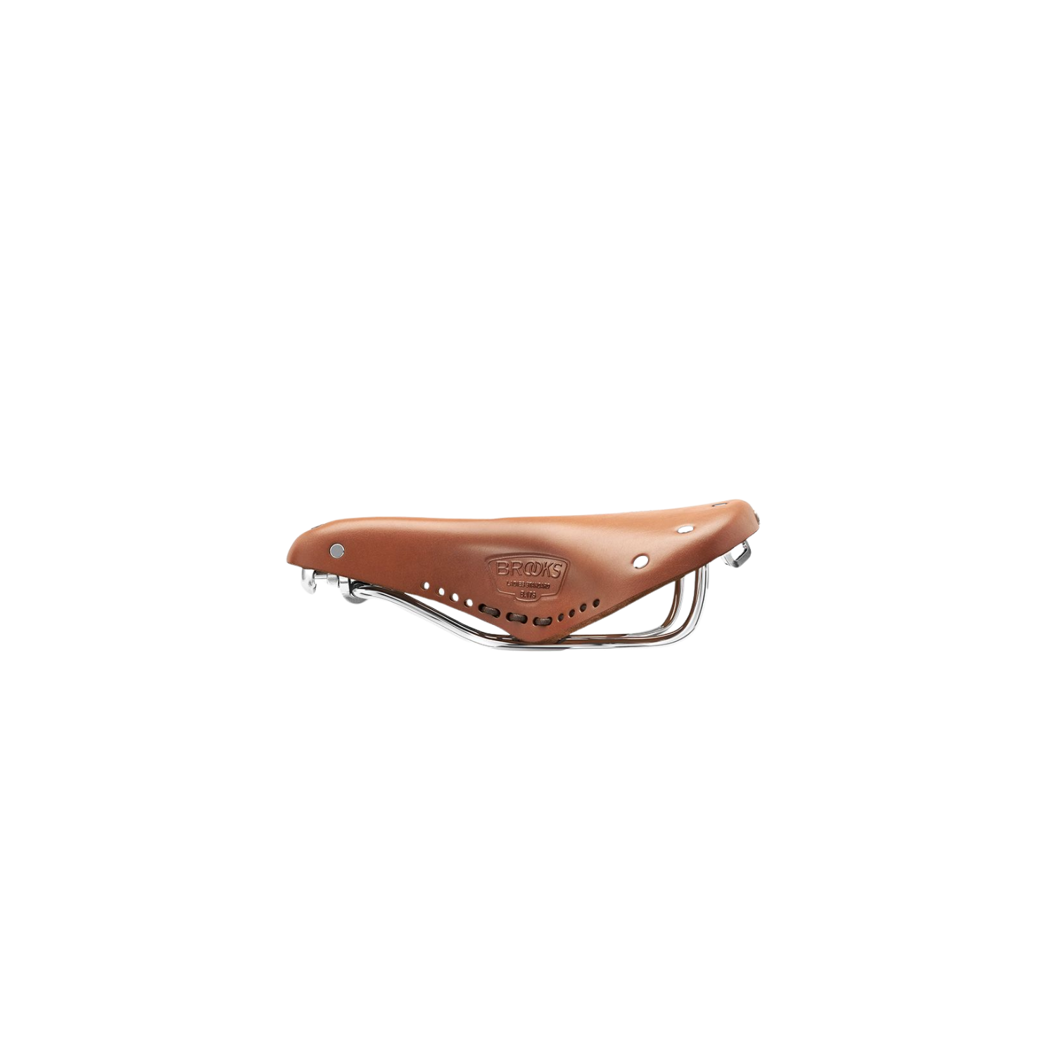 Brooks B17 Carved Short Saddle - Honey