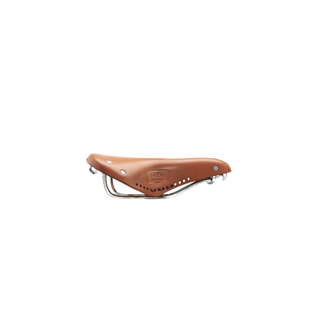 Brooks B17 Carved Short Saddle - Honey