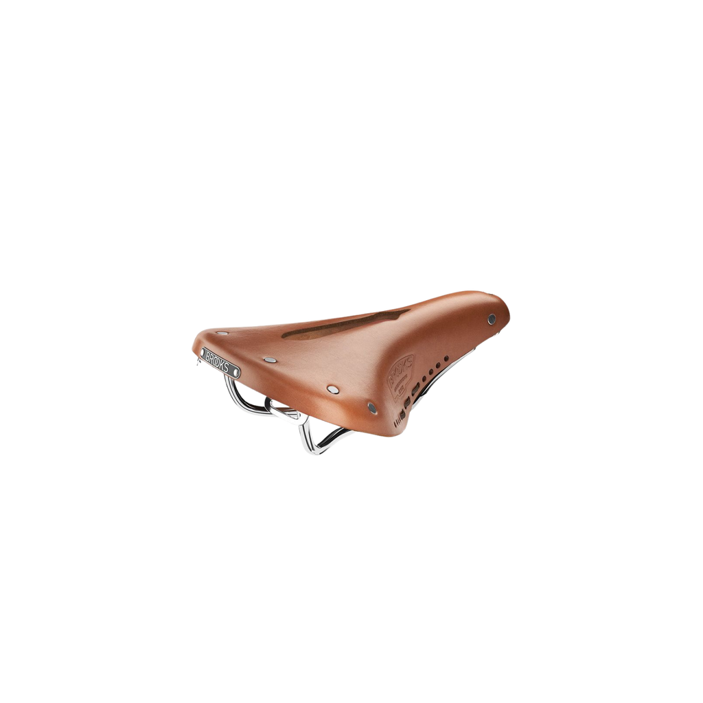Brooks B17 Carved Short Saddle - Honey