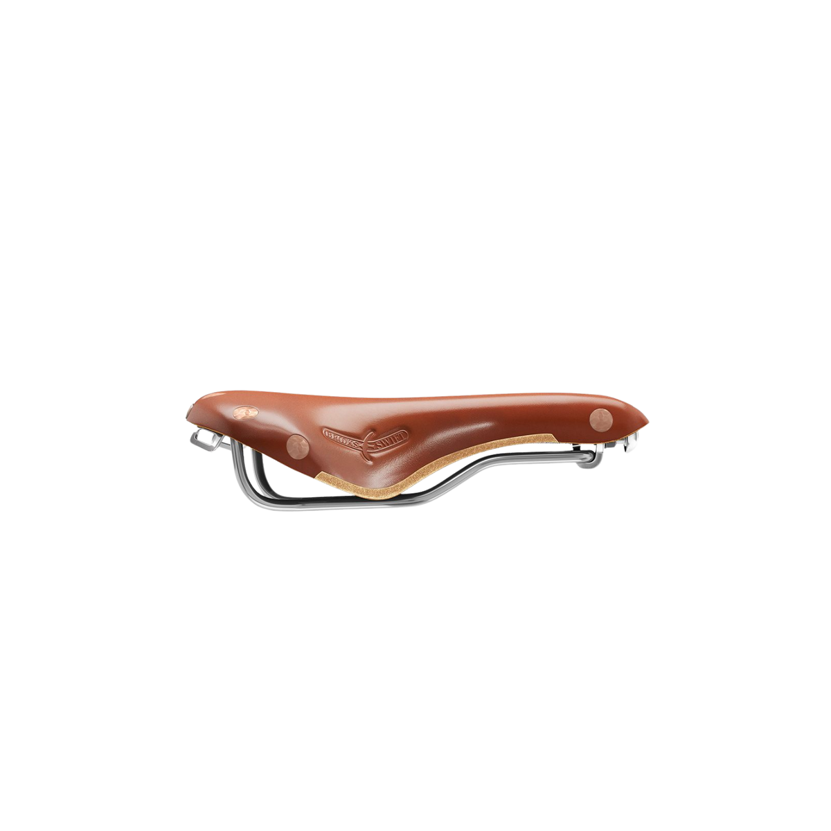 Selle Vélo Brooks England Swift – Cuir Véritable, Rivets Cuivre Martelés, Classique Et Résistante
